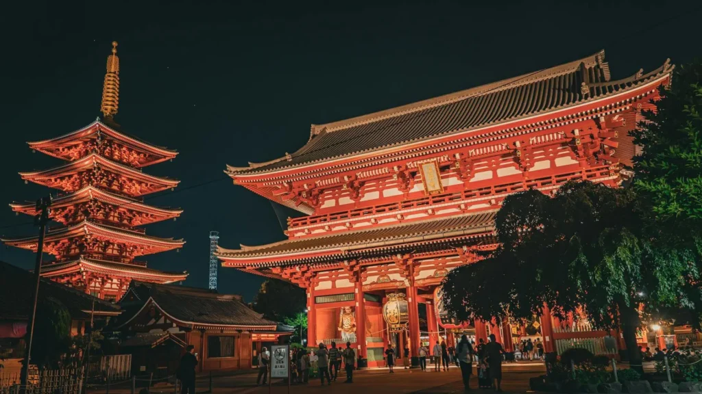 Senso-Ji temple in Tokyo, Japan. 