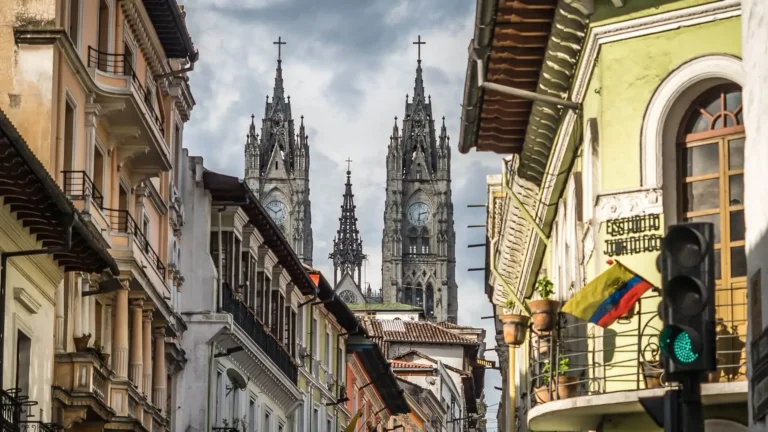 Basilica Del Voto Nacional in Quito Ecuador